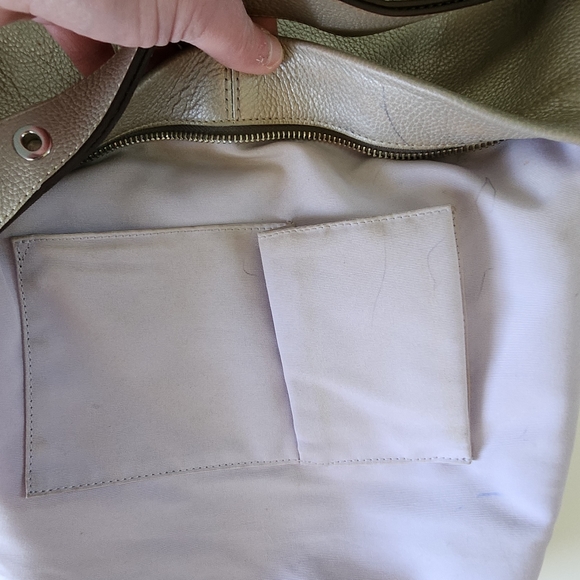 Coach Silver Metallic Bag - Picture 9 of 14